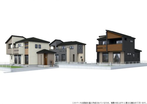 【新築住宅】甲府市羽黒町 全3棟