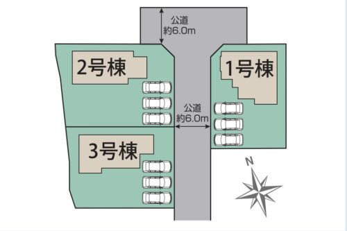 【新築住宅】甲府市羽黒町 全3棟 【新築住宅】甲府市羽黒町 全3棟